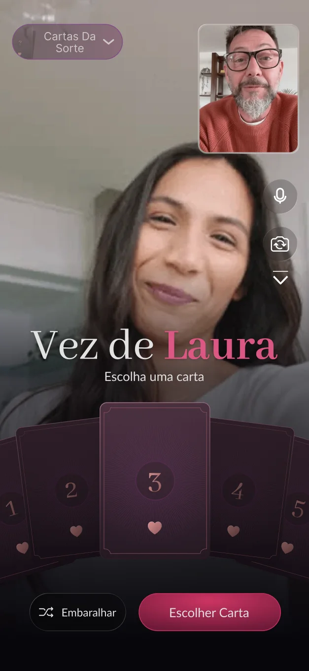 Cinco cartas para escolher