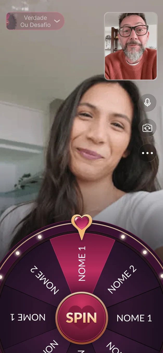 Roleta sorteando de quem é a vez